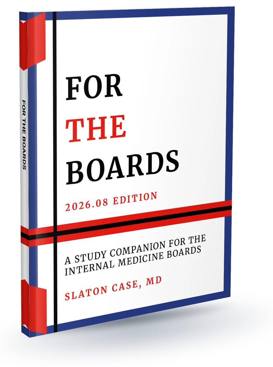 For The Boards, 2026.08 edition, a full-color paperback by Slaton Case, MD